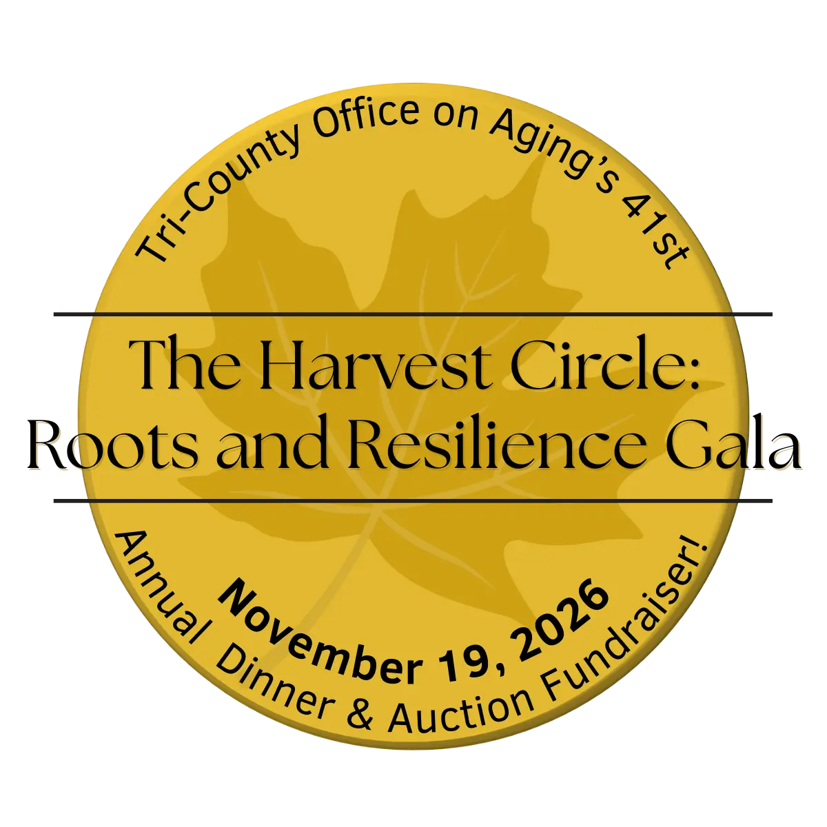 Dinner Auction logo (The Harvest Circle: Roots and Resilience)